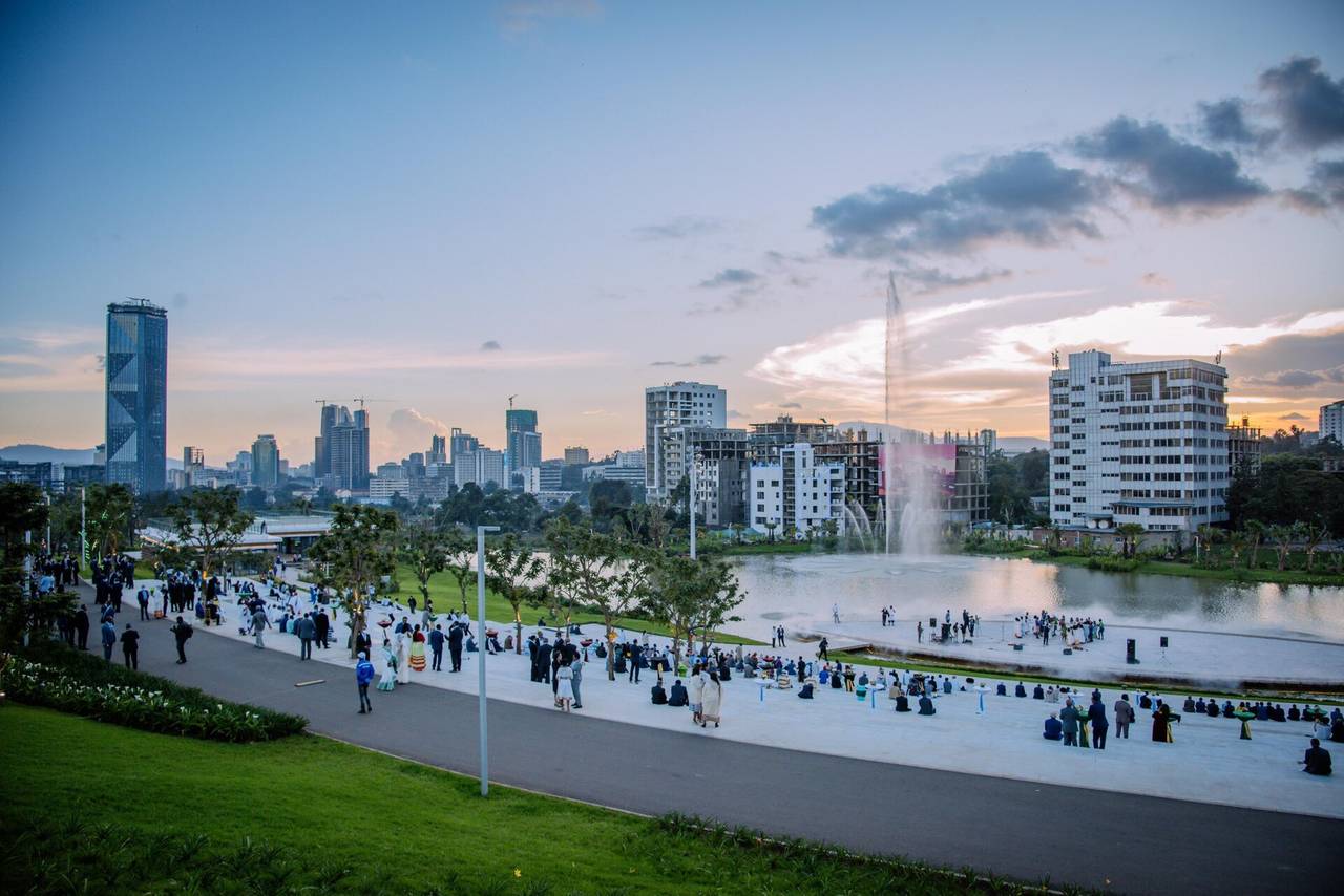 Addis Ababa city view