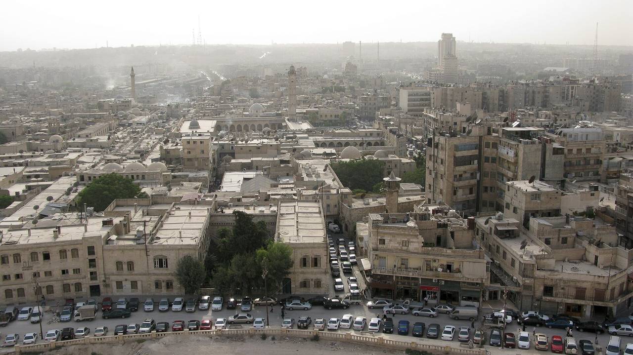 Aleppo city view