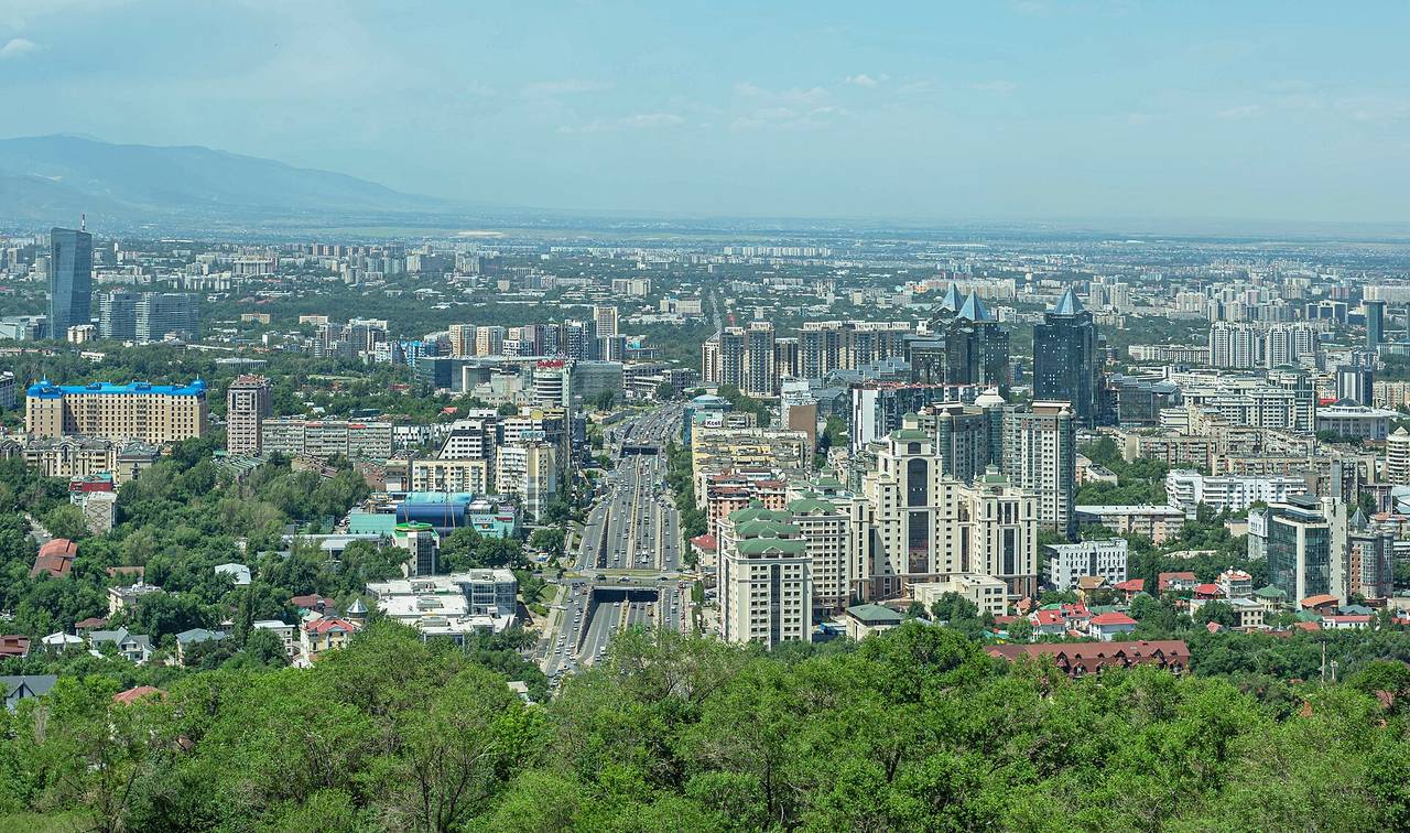 Almaty city view