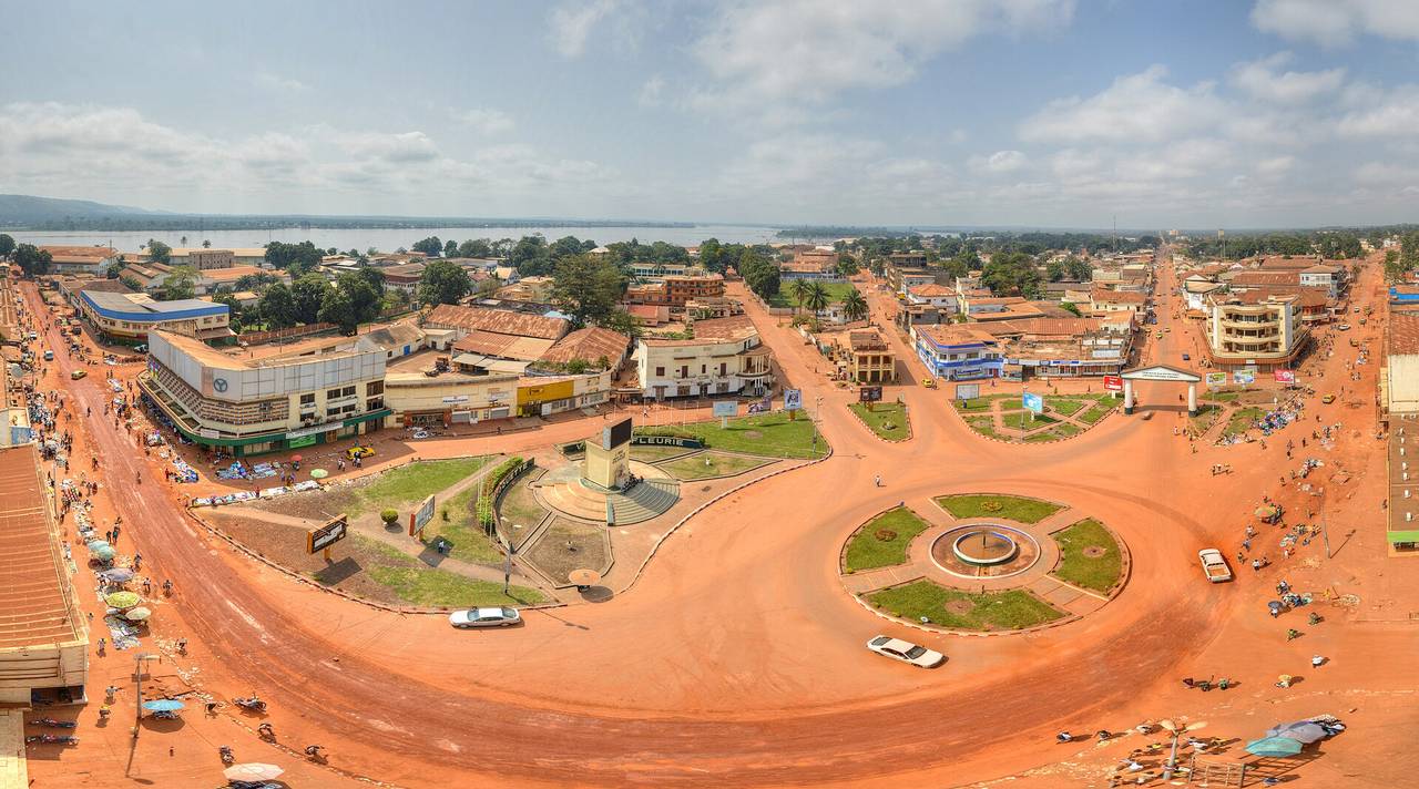 Bangui city view