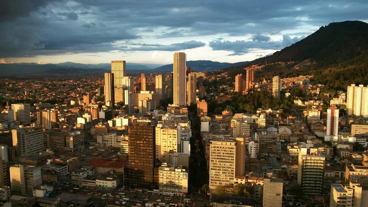 Bogotá city view