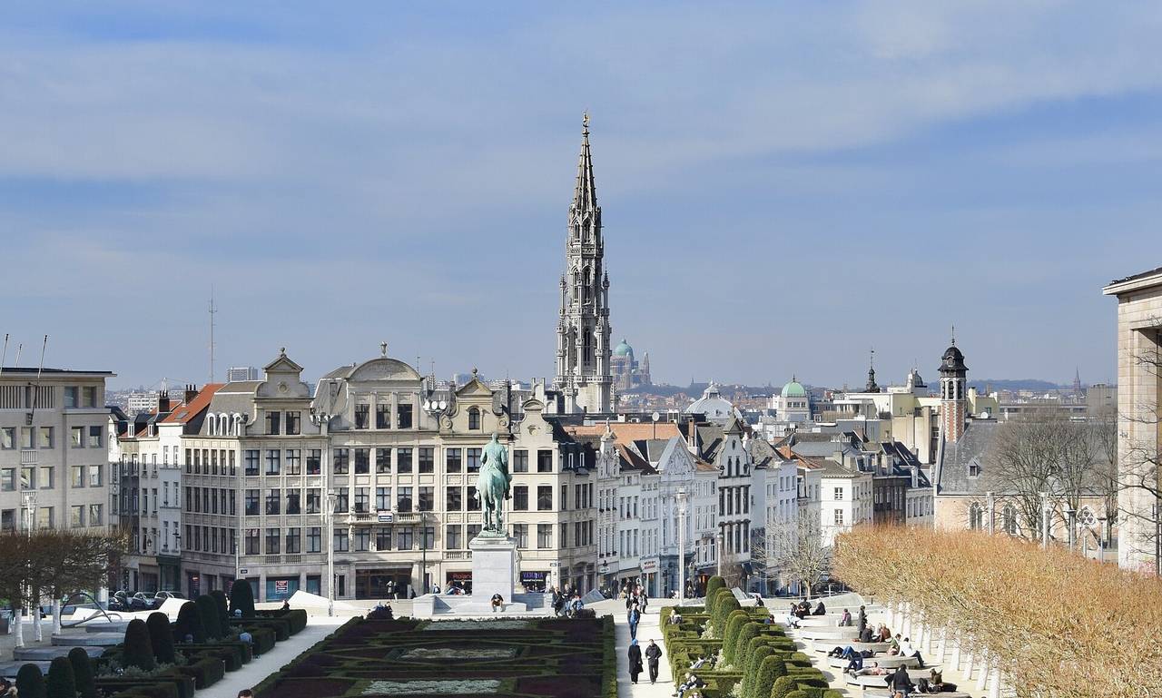 Brussels city view
