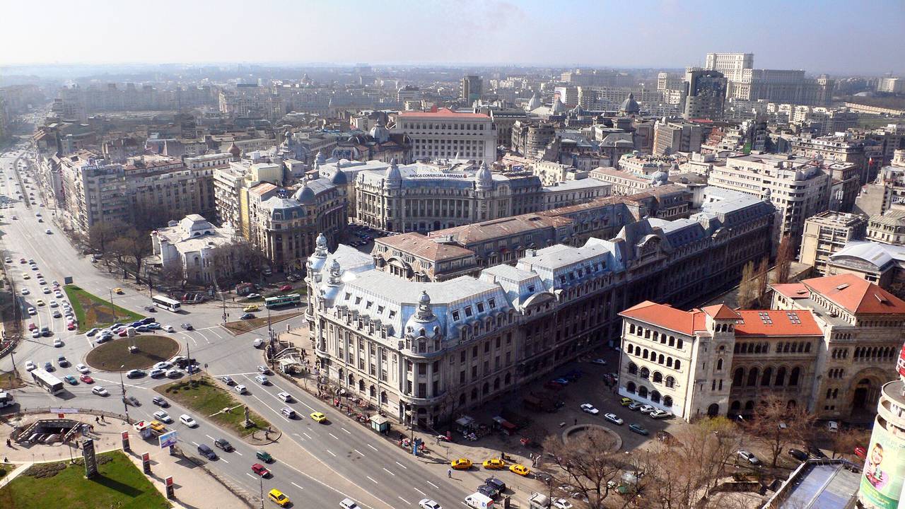 Bucharest city view