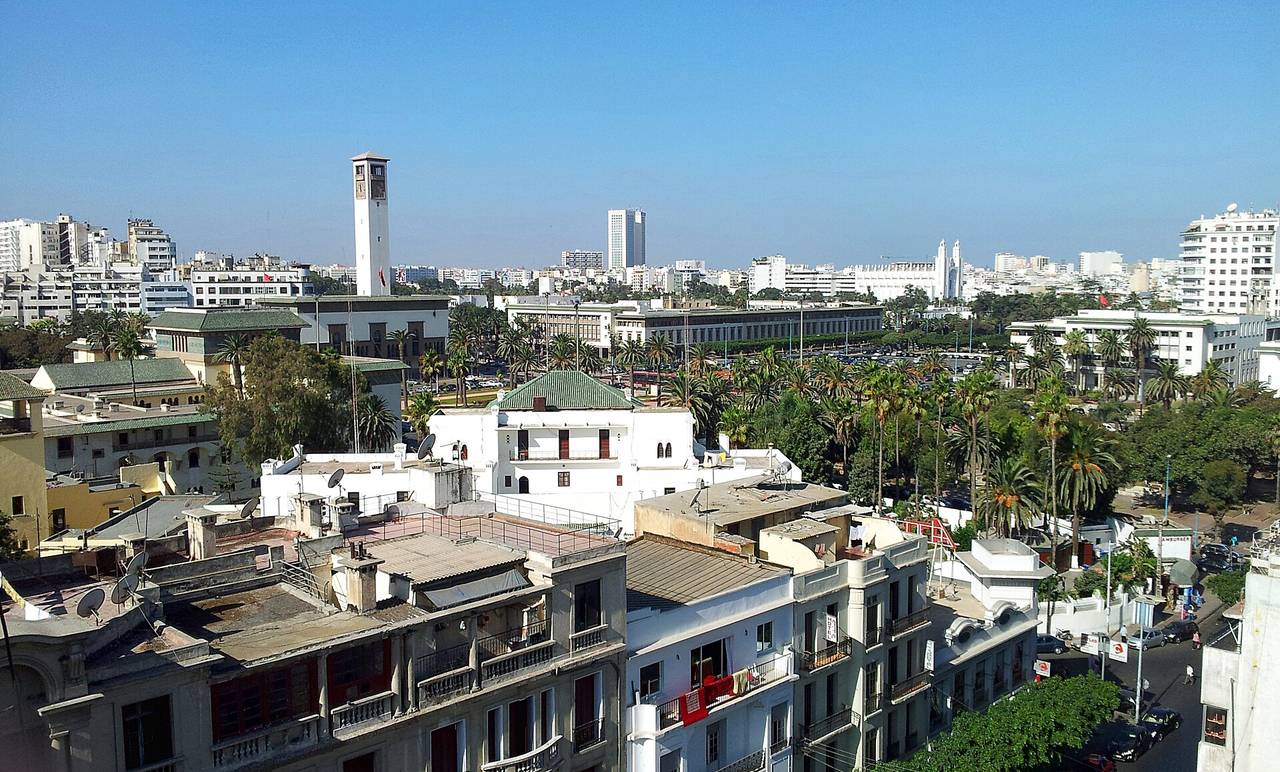 Casablanca city view