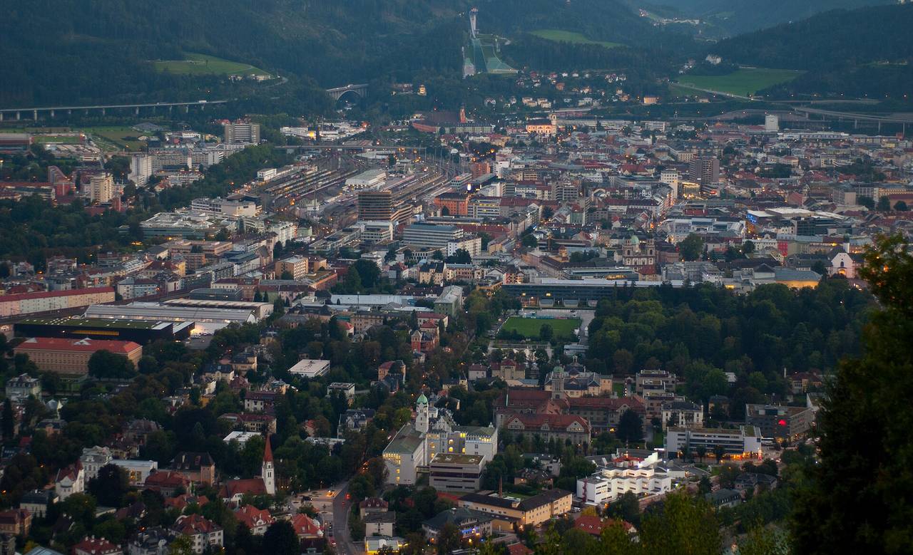 Innsbruck city view