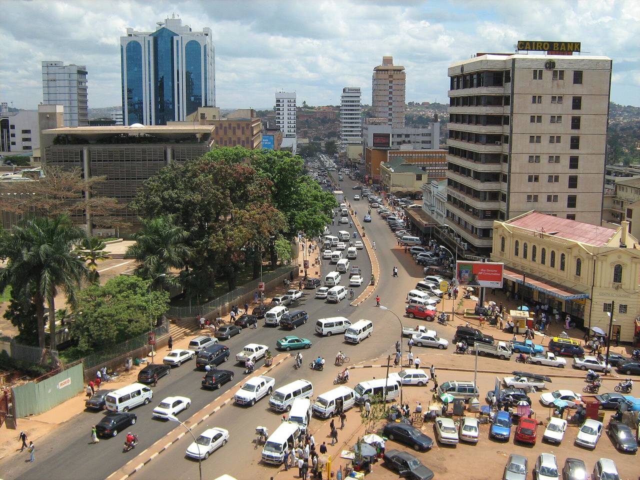 Kampala city view