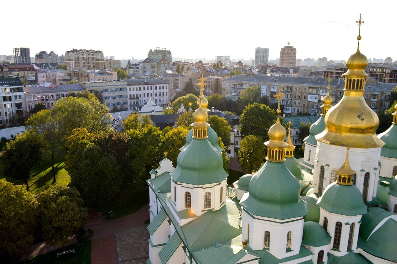 Kyiv city view