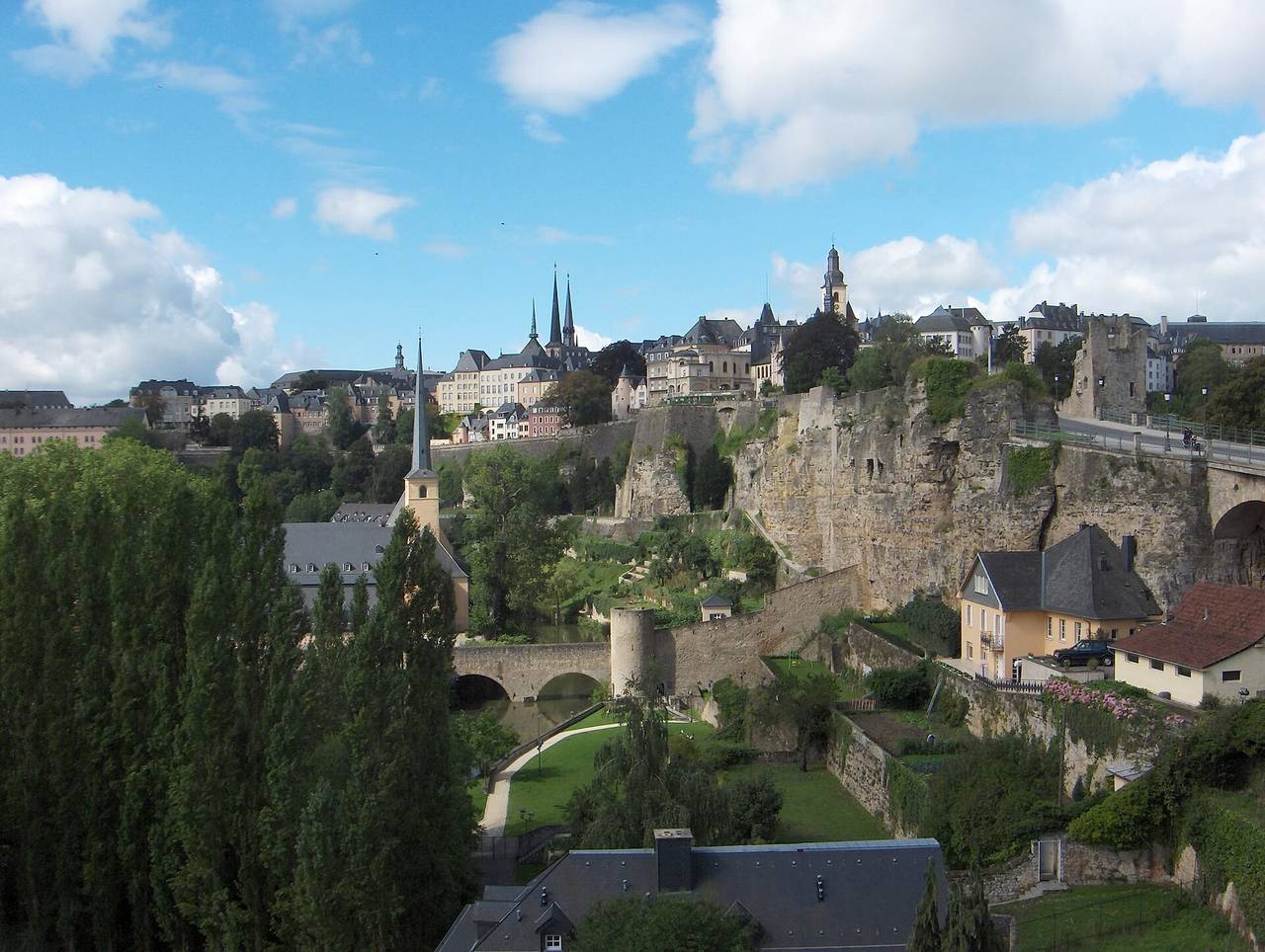 Luxembourg City city view