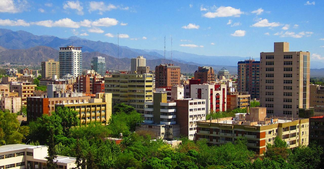 Mendoza city view