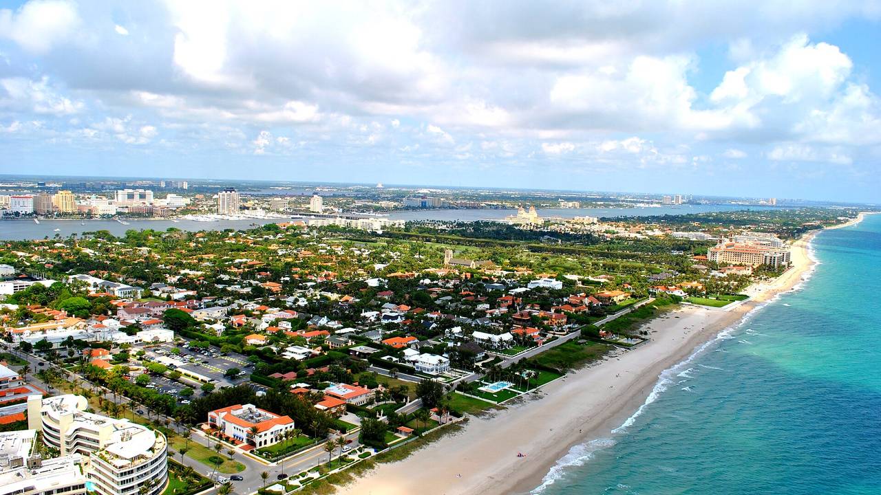Palm Beach city view