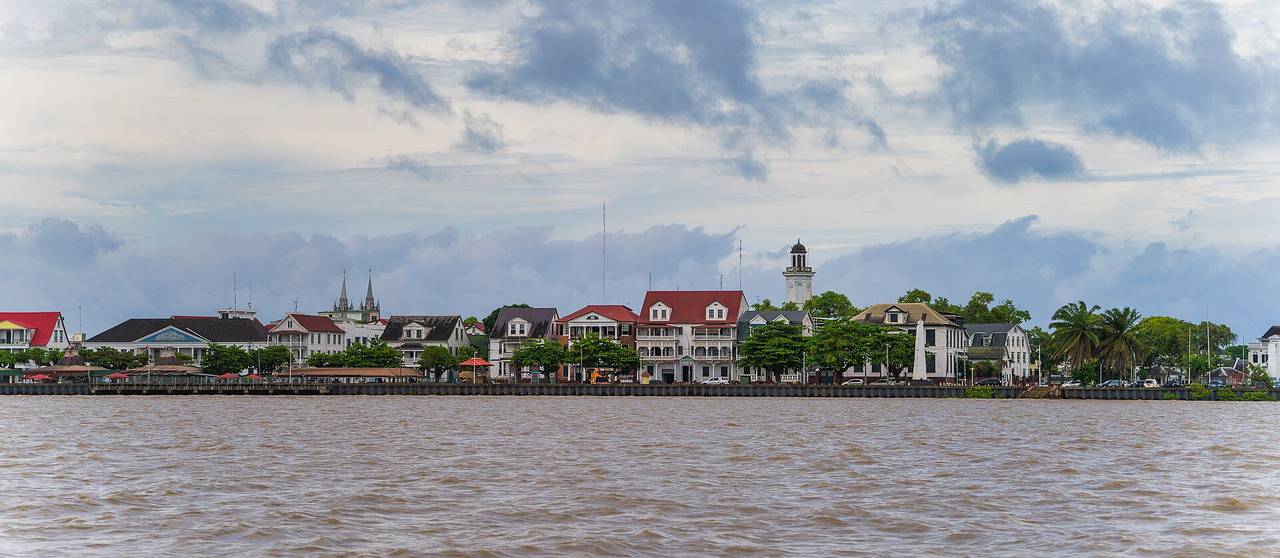 Paramaribo city view