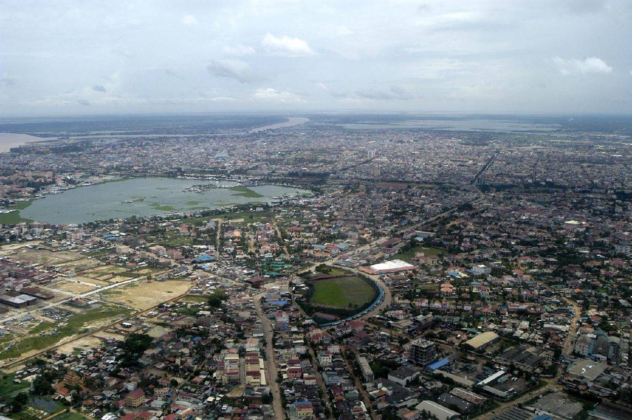 Phnom Penh city view