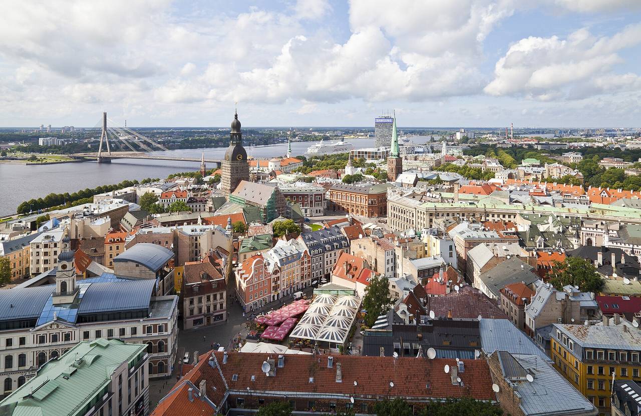 Riga city view