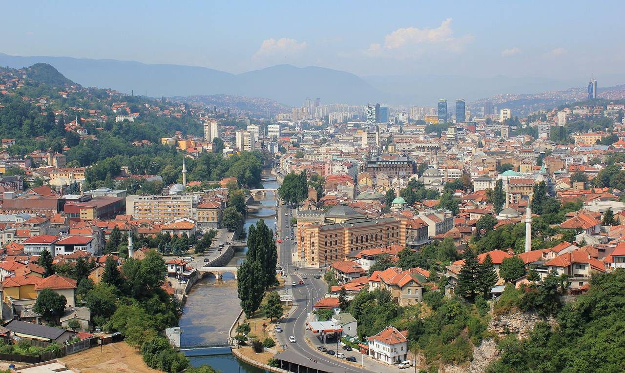 Sarajevo city view