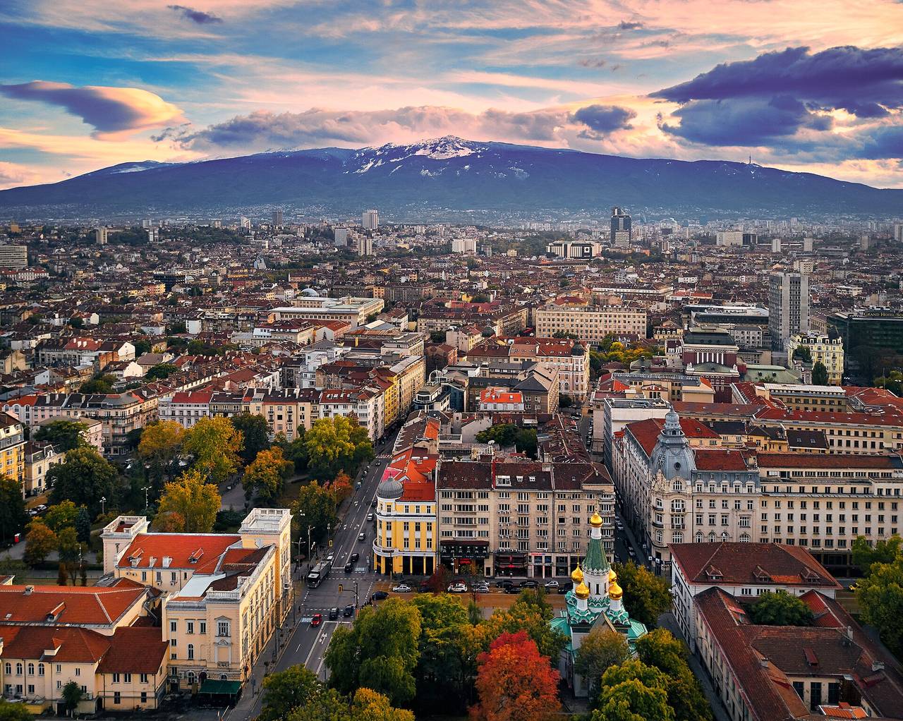 Sofia city view
