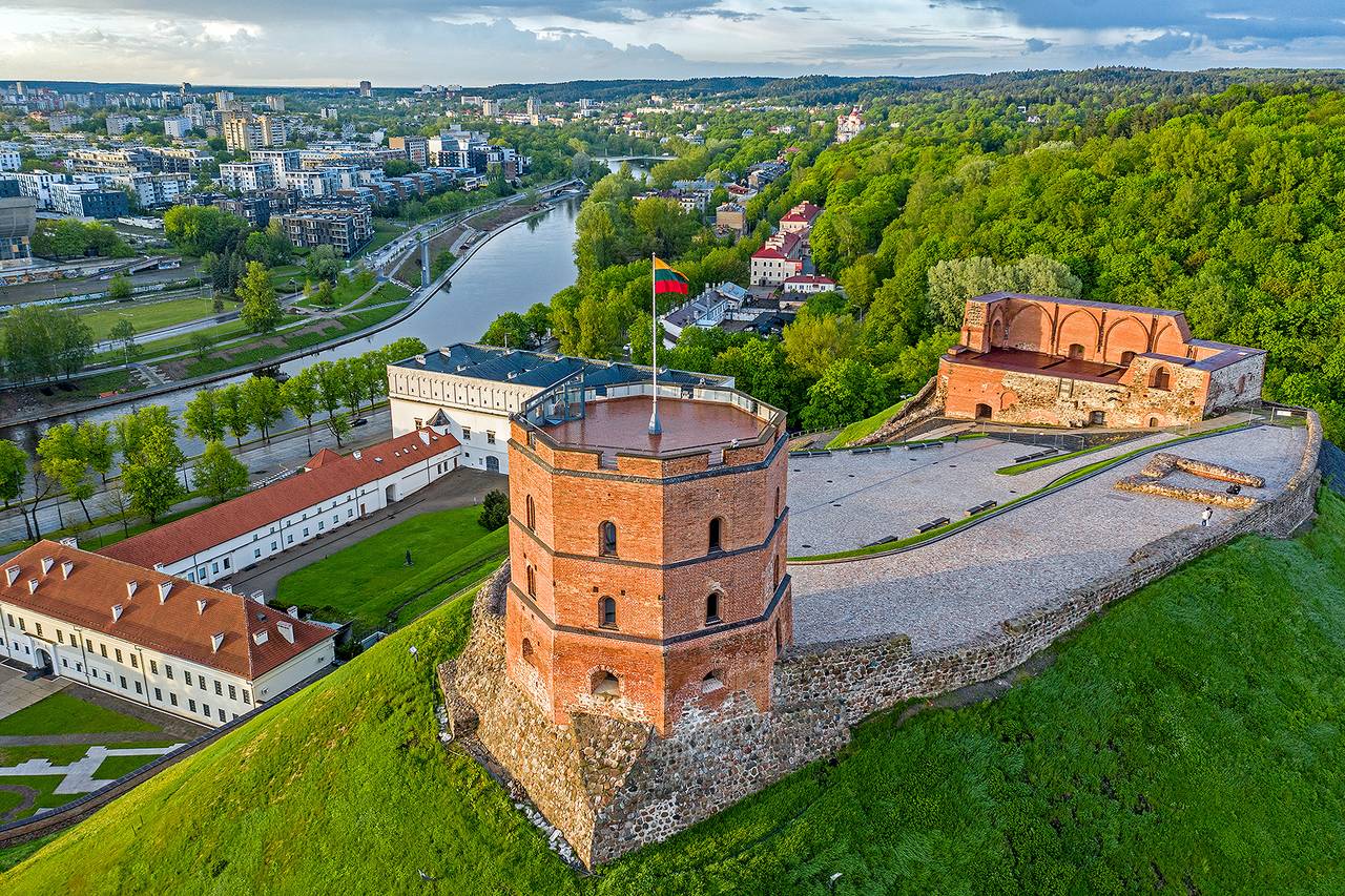 Vilnius city view