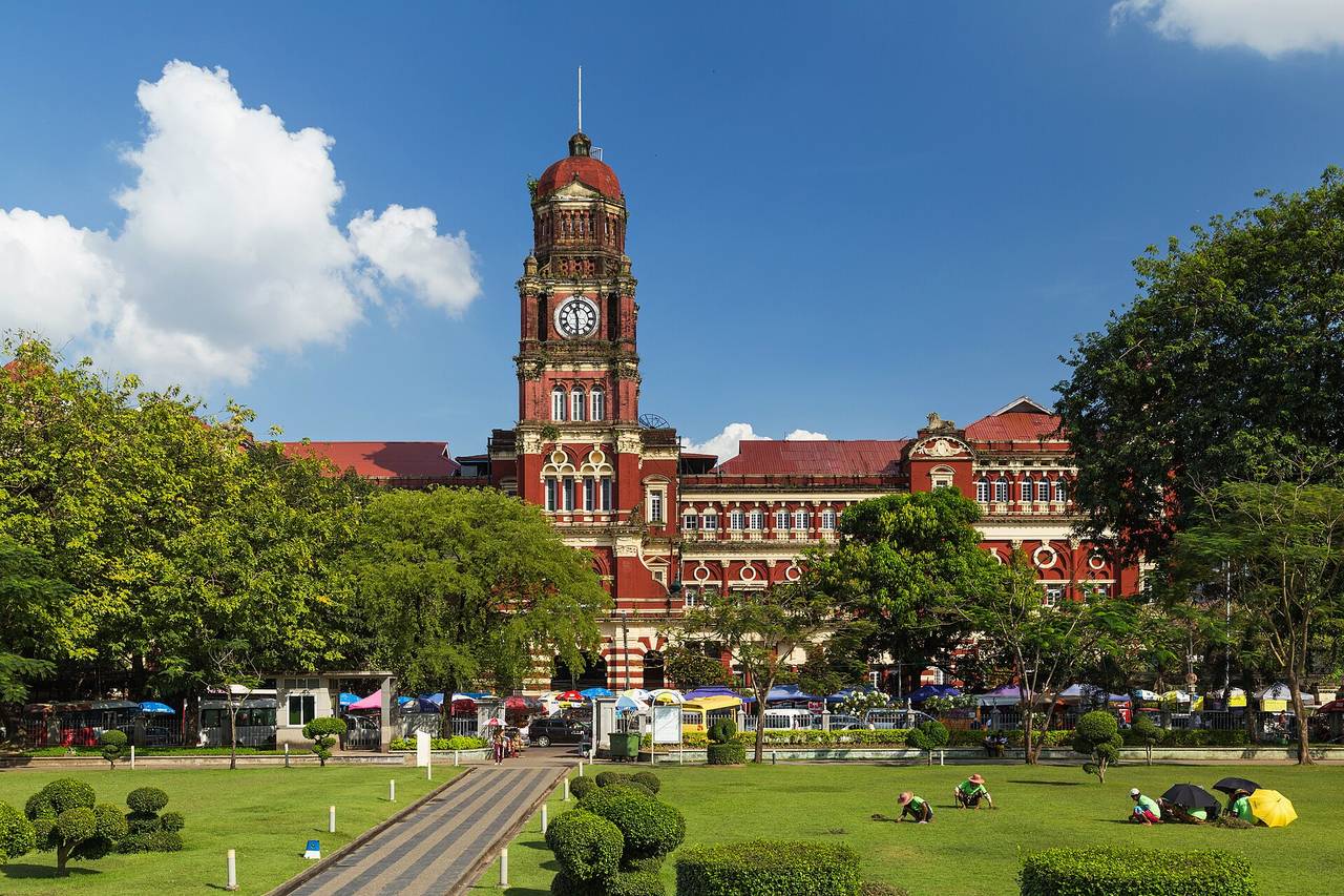 Yangon city view